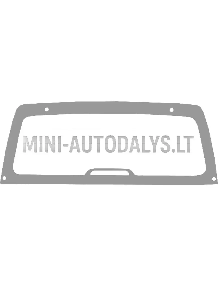 Aizmugurējais stikls Microcar Virgo 1/2