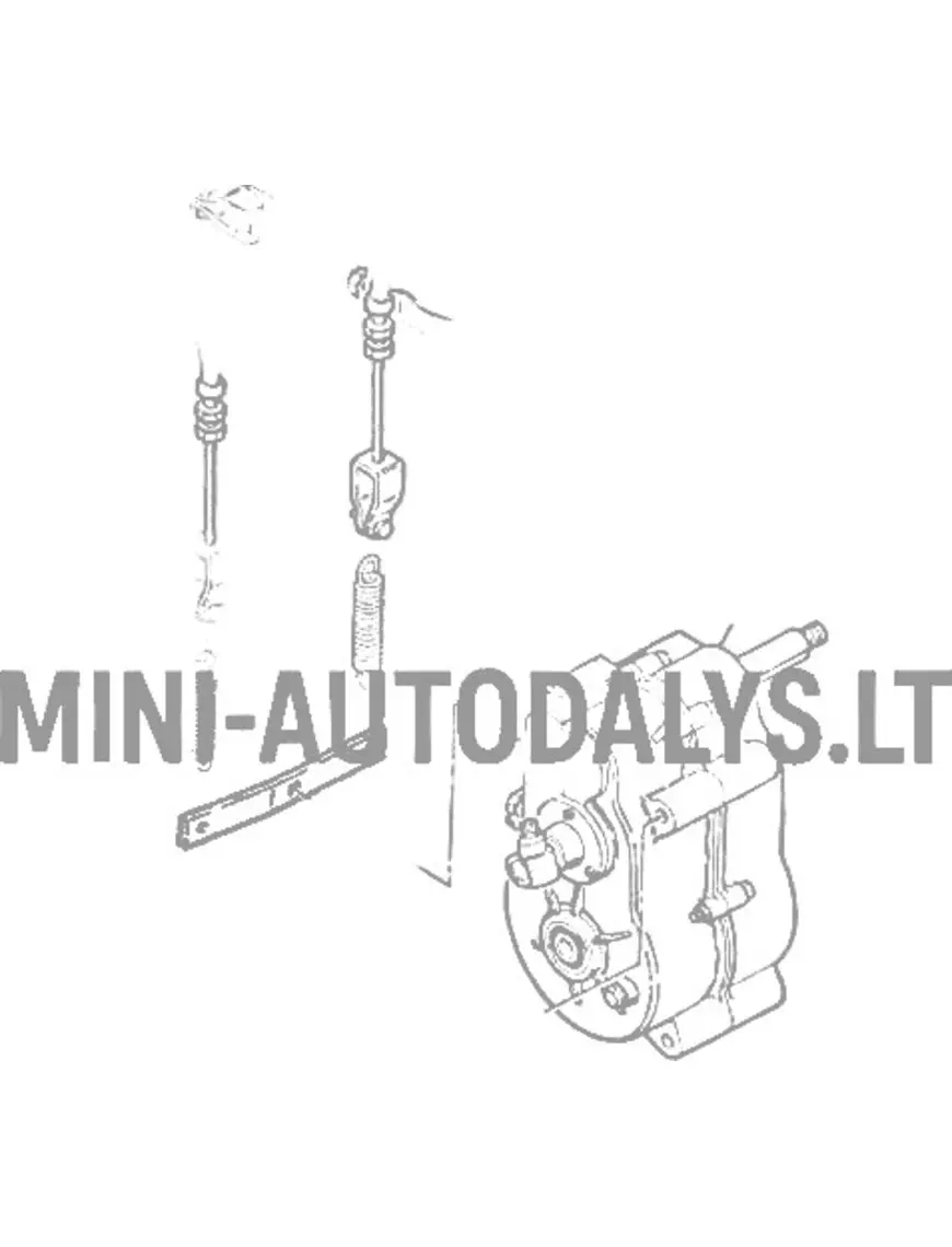 Pārnesumkārbas pārslēgšanas svira "Microcar Virgo