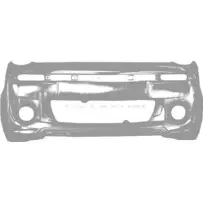 Priekšējais bamperis Microcar MGO3 / MGO4 / Due3 (intensīvi melns)