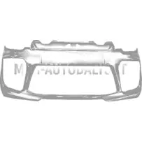 Priekšējais bamperis Ligier JS50/JS50L Sport Ph2/Ph3 (pelēkā krāsā)