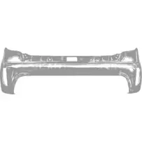 Aizmugurējais bamperis Ligier JS50/JS50L Ph2/Ph3 Sport (melns)