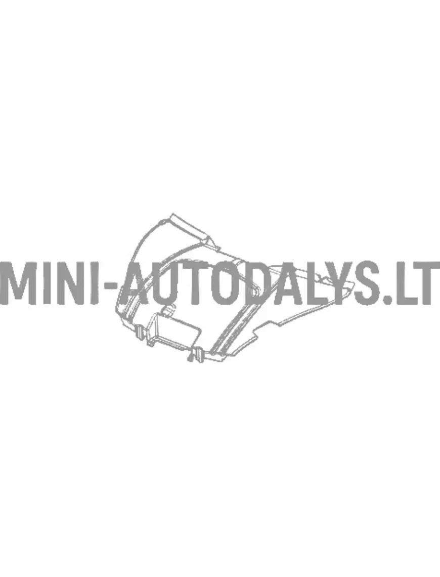 Dzinēja izolācija augšpusē Ligier JS50 / JS50L