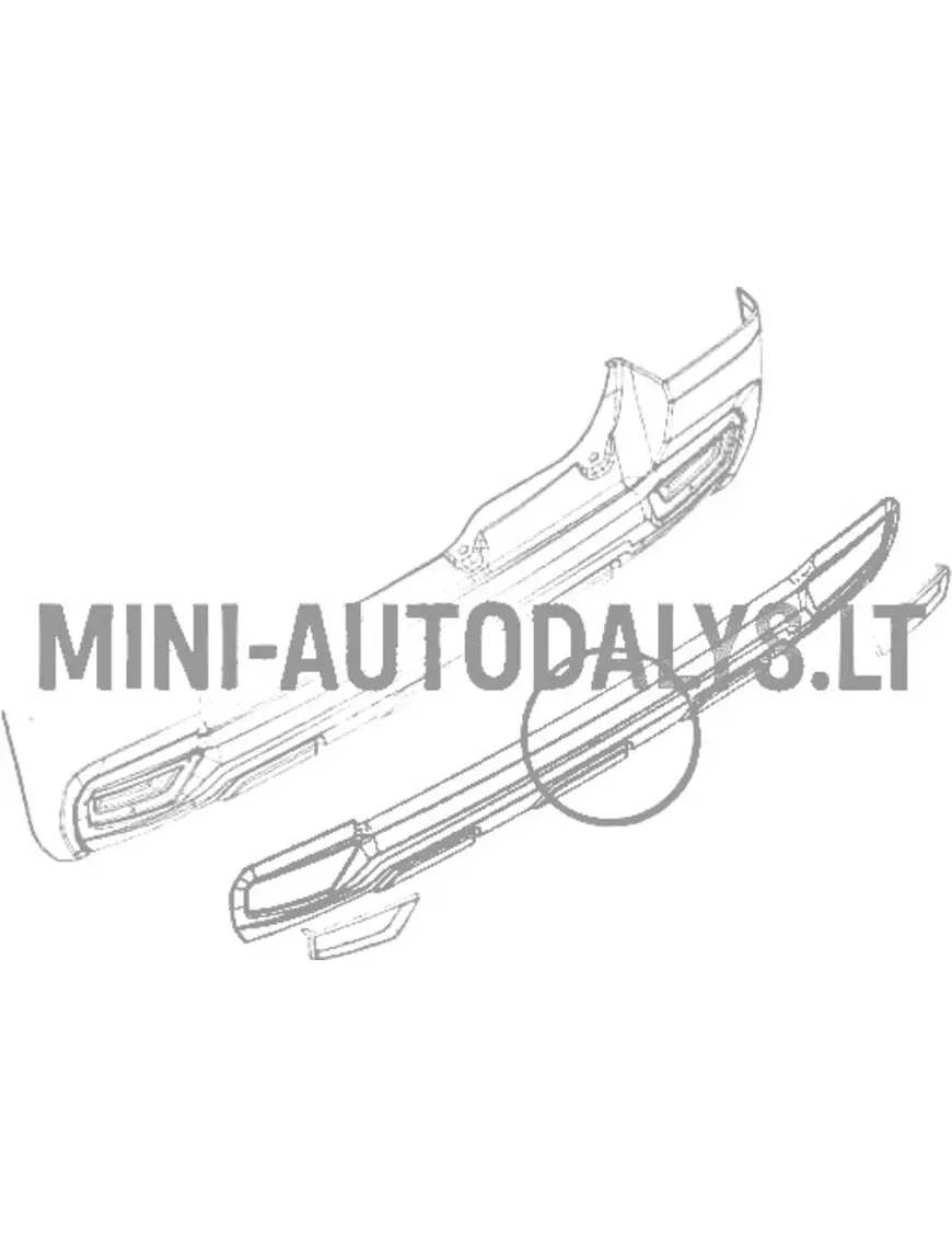 Aizmugurējā bufera spoileris Ligier JS60 CHIC