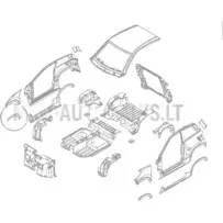 Priekšējais labais spārns Ligier JS60 CHIC