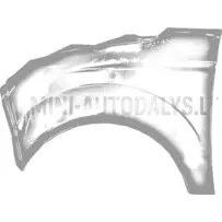 Priekšējais kreisās puses spārns Microcar MGO3/4 Due2/3 (Toledo sarkans)