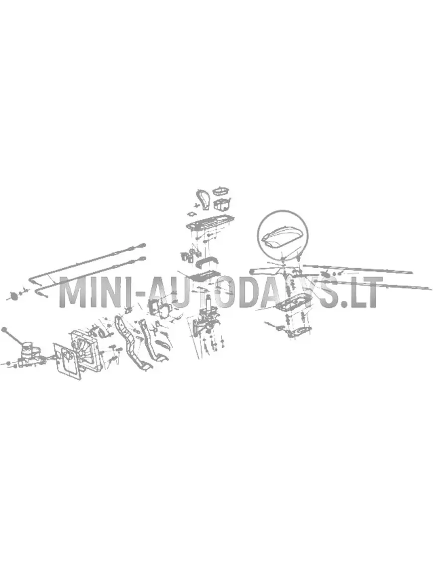 Pārnesumkārbas vāks Ligier JS50/JS50L