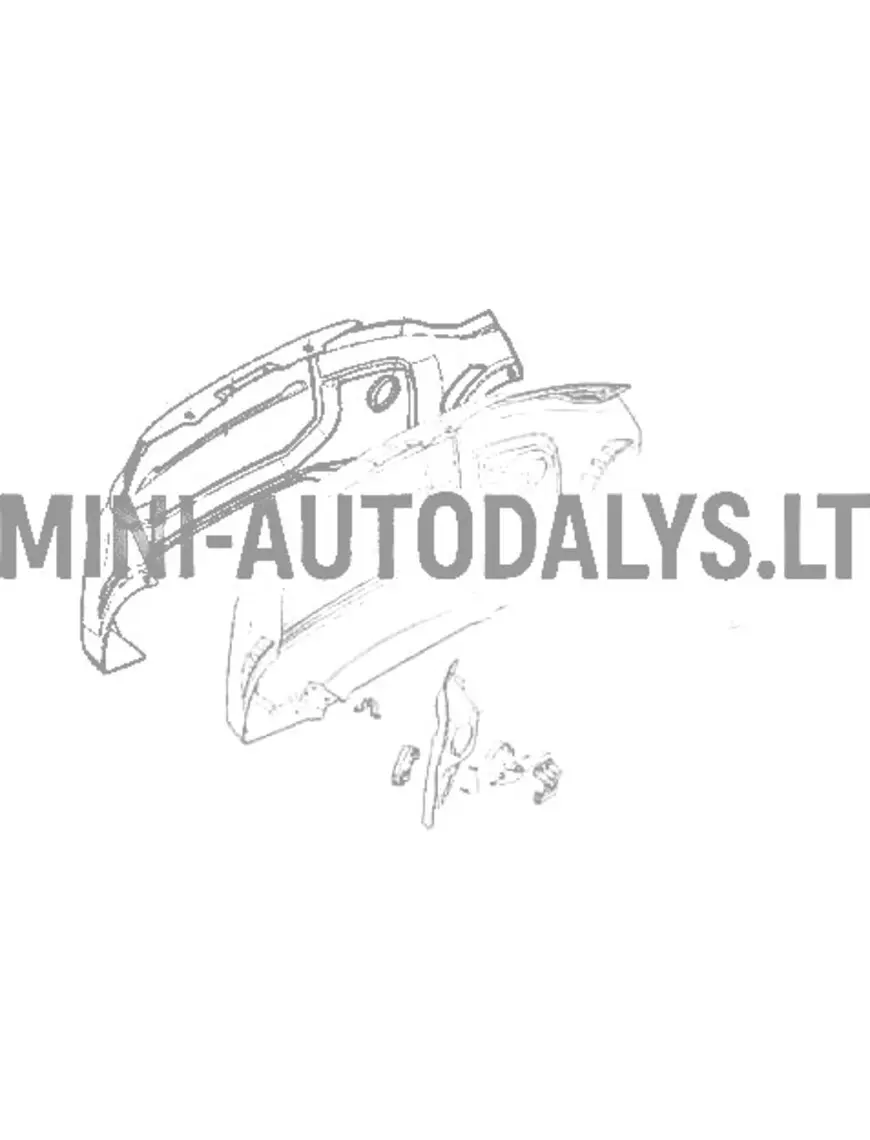 Priekšējais bamperis Ligier JS50/JS50L Ph1 Sport