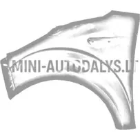 Priekšējais kreisais spārns Ligier JS50/JS50L Ph2/Ph3 Asfalta pelēks