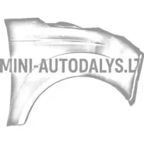 Labais priekšējais spārns Microcar MGO3/4 Due2/3 (perlamutra balts)