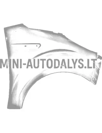 Priekšējais labais spārns Ligier JS50 / JS50L Ph2/Ph3 (perlamutra balts)