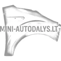 Priekšējais labais spārns Ligier JS50 / JS50L Ph2/Ph3 (perlamutra balts)