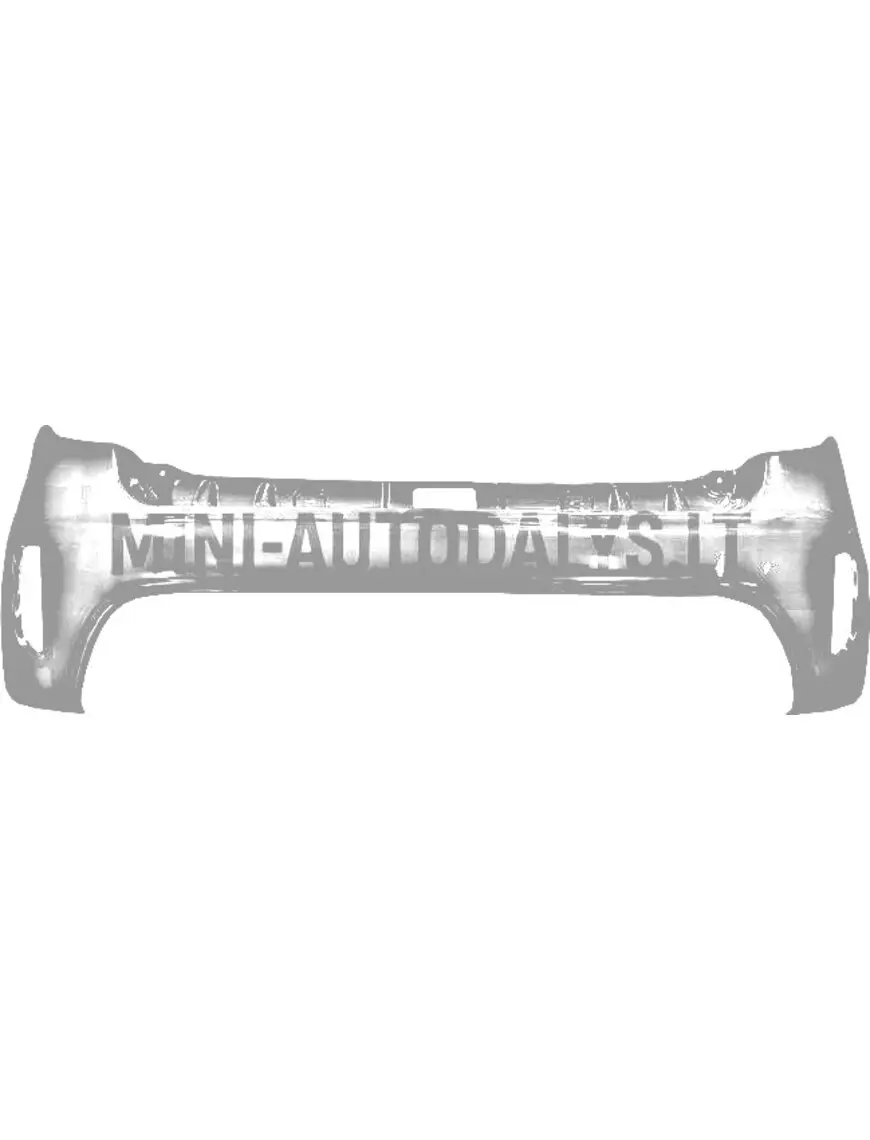 Aizmugurējais bamperis Ligier JS50 / JS50L Ph3 (asfalta pelēks)