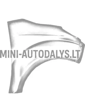 Labais priekšējais spārns Ligier JS50 / JS50L Ph1 (perlamutra balts)