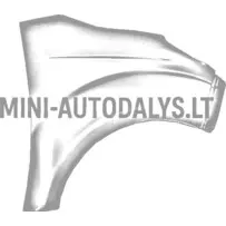 Labais priekšējais spārns Ligier JS50 / JS50L Ph1 (perlamutra balts)