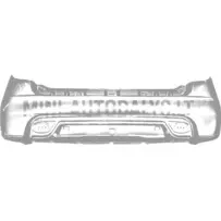 Aizmugurējais bamperis Ligier JS50 sport (grafīta pelēks)