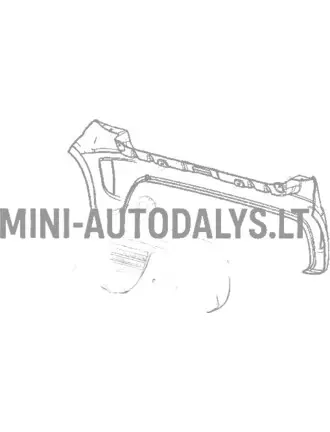Aizmugurējais bamperis Ligier JS50/JS50L Ph2/Ph3 Sport