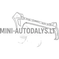 Aizmugurējais bamperis Ligier JS50/JS50L Ph2/Ph3 Sport