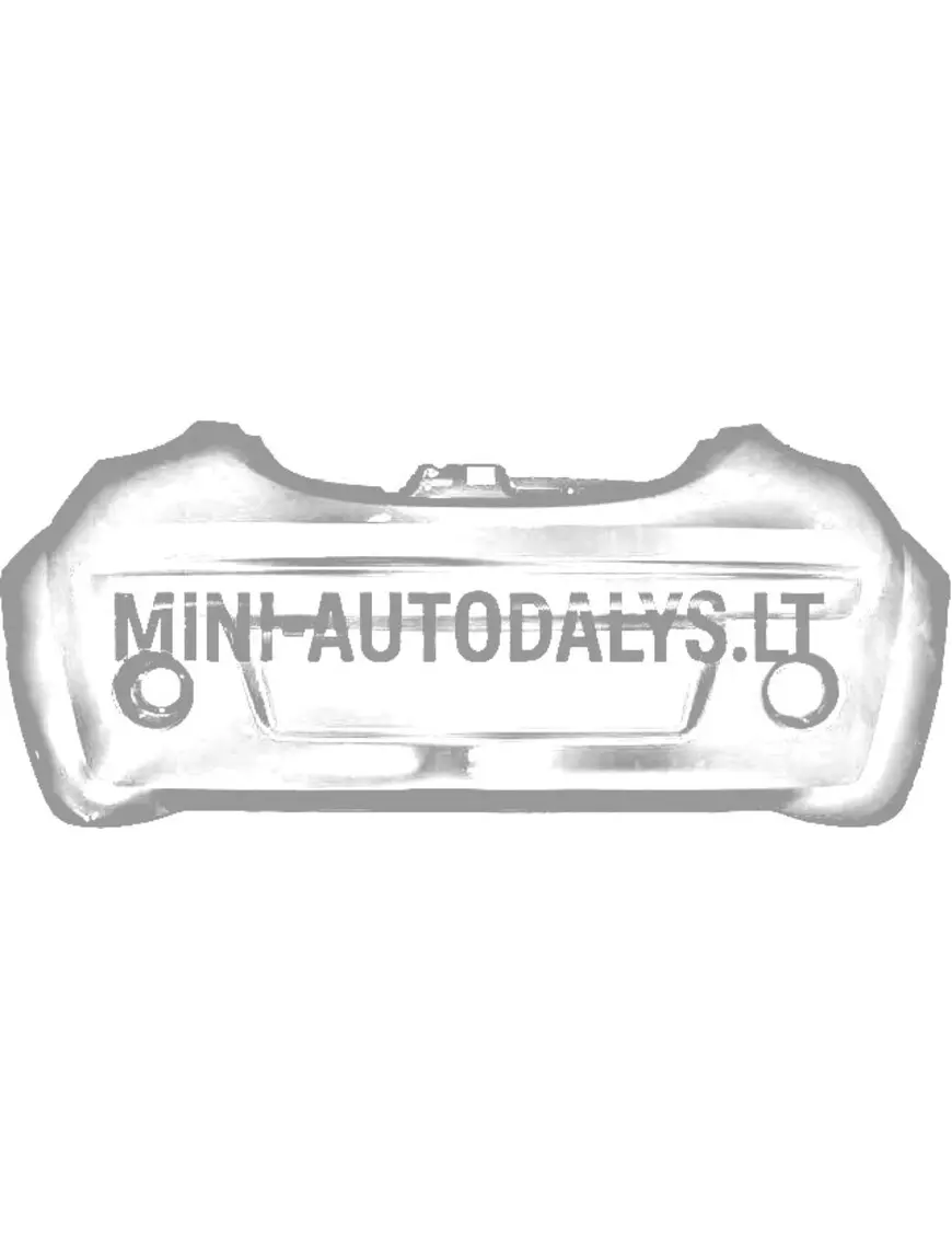 Aizmugurējais buferis Microcar Due (perlamutra balts)