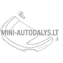 Microcar MGO6 / Due6 priekšējā labā motora pārsega eņģe