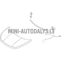 Motora pārsega eņģe priekšējā kreisā Ligier JS60