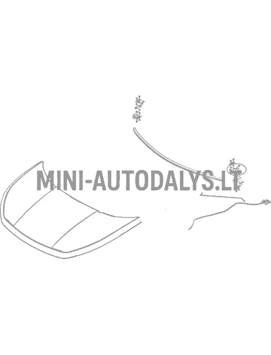 Motora pārsega eņģe priekšējā kreisā Ligier JS60