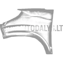 Ligier JS60 kreisās puses priekšējais spārns (Grafīta pelēks)