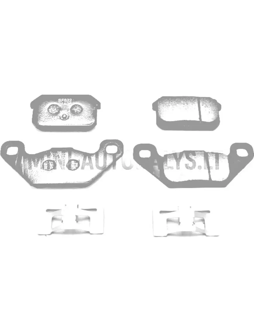 Aizmugurējie bremžu kluči Ligier / Microcar / Due / Myli