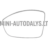 Kreisās puses spoguļa stikls V2 Ligier JS50 PH4 / JS60 PH2