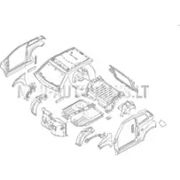 Labā aizmugurējā riteņa arka Ligier JS50 / JS50L Ph1