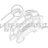 Aizsargrežģis labajā pusē miglas lukturiem Ligier JS50