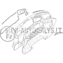 Ligier JS50 kreisās puses miglas lukturu režģis