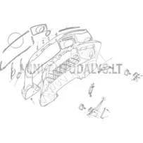 Priekšējā bufera dekoratīvā apdare Ligier JS50/JS50L Ph1