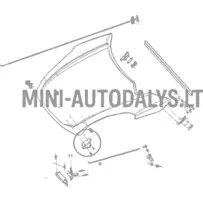 Ligier JS50 / JS50L Ph1 piekabes āķa vāciņš