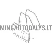 Labās puses durvju panelis Ligier JS50 / JS50L