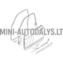 Kreisās puses durvju panelis Ligier JS50 / JS50L