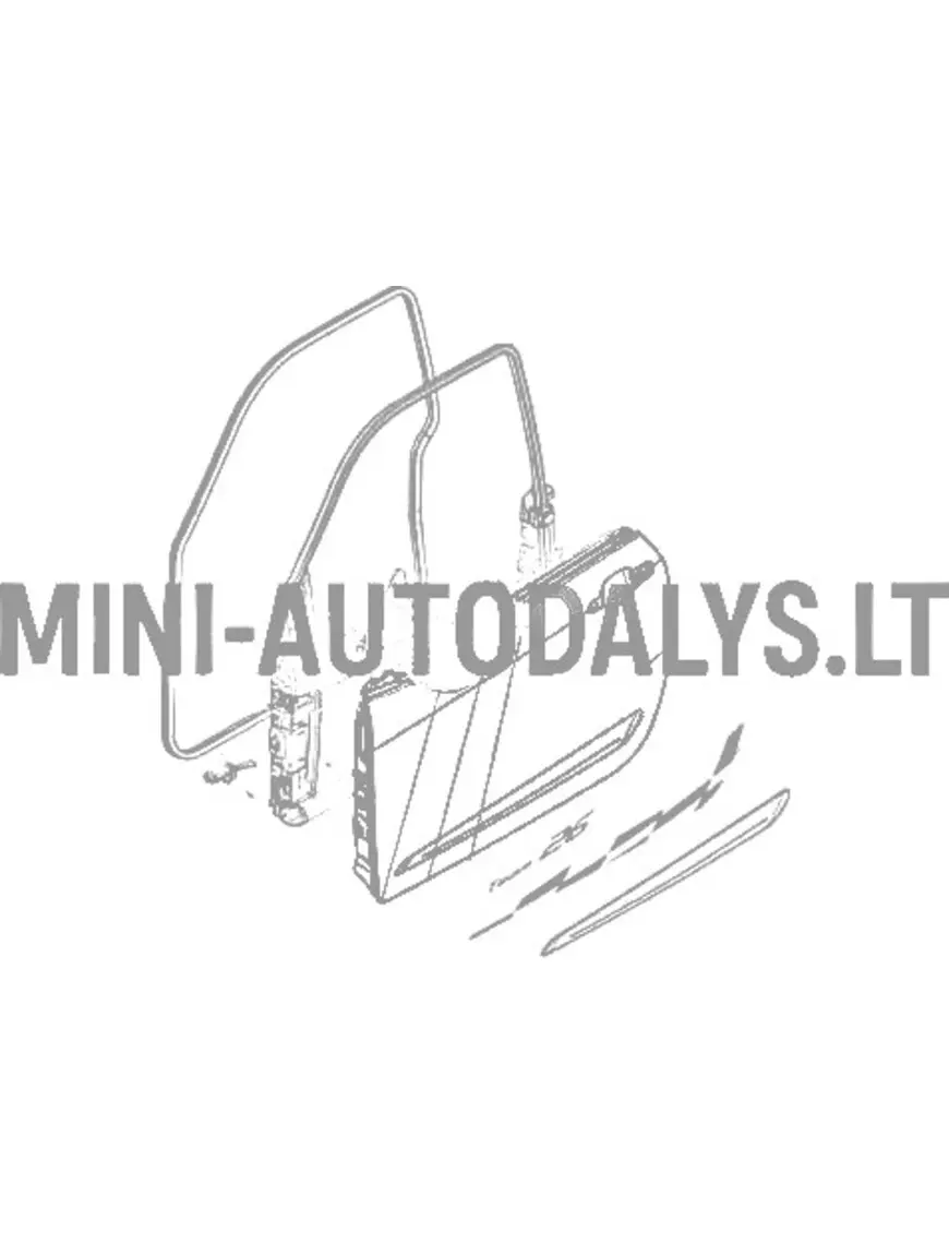 Kreisās puses durvju panelis Ligier JS50 / JS50L