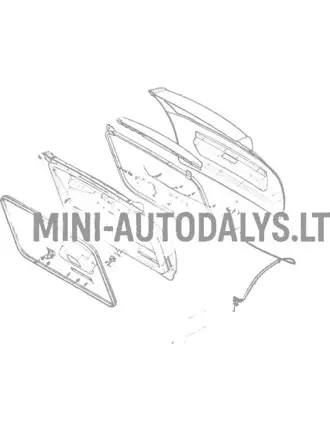 Aizmugurējo durvju trose Ligier / Due