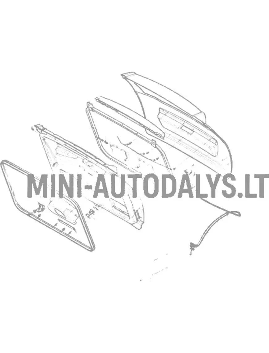 Aizmugurējo durvju trose Ligier / Due