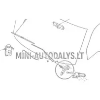 Priekšējā vējstikla tīrītuvų motora turētājs Ligier JS50/JS50L Ph1