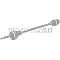 Priekšējā kreisā piedziņas vārpsta Ligier IXO / JS50 / JS50L Ph1 / Ph2