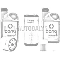 Filtru komplekts Aixam Kubota Z482 + 2 litri motoreļļas