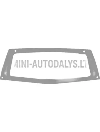 Aizmugurējais logs Aixam 2005-2010 (caurspīdīgs)