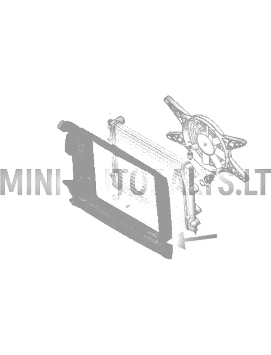 Radiatora vāciņš Ligier IXO