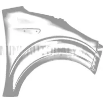 Labais priekšējais spārns Ligier JS50/JS50L Ph2/Ph3 (nekrāsots)