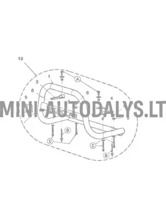 Priekšējā bufera komplekts Microcar MGO Highland X