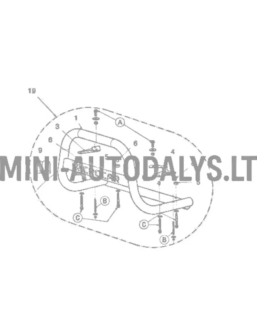 Priekšējā bufera komplekts Microcar MGO Highland X