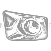 Dekoratīvs pārsegs bez priekšējā kreisā miglas luktura Ligier JS50