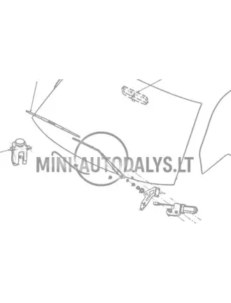 Priekšējā vējstikla tīrītāja svira Ligier JS50 / JS50L Ph1