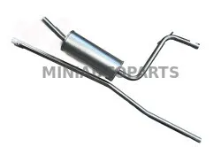 Microcar MC2 aizmugurējais trokšņa slāpētājs