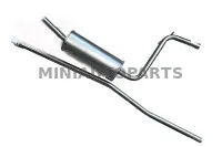 Microcar MC2 aizmugurējais trokšņa slāpētājs